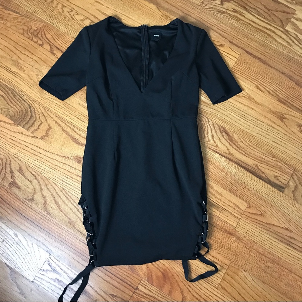 Nude Black Dress